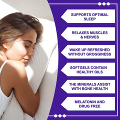Nutrition Breakthroughs Sleep Minerals II packaging, USA-made with GMP quality.