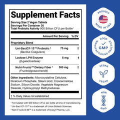 Nutrition Essentials probiotic packaging highlighting USA-made quality and vegan formula