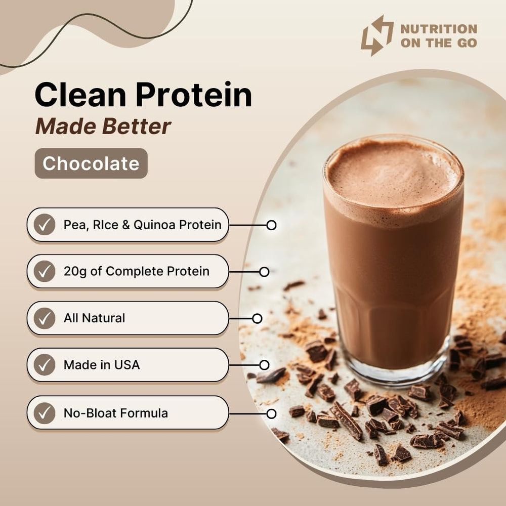 Gluten-free dairy-free vegan protein packets label overview
