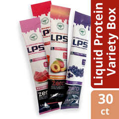 Nutritional Designs LPS being poured into a glass for convenient on-the-go protein
