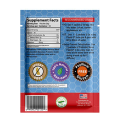 Nutritional Designs Nana Flakes ingredient panel highlighting banana flavor and prebiotic fiber.