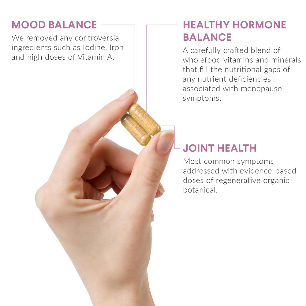 Nutritional Roots non-GMO soy extract capsule detail for balance.