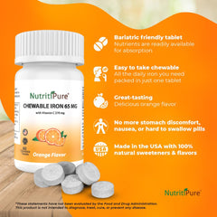 NutritiPure sugar-free pineapple-flavor chewable tablet with monk fruit sweetness.