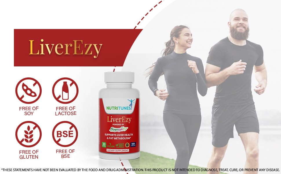 NutriTunes LiverEzy packaging on display for everyday wellness