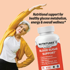NutriSulin bottle with glass of water for convenient meals