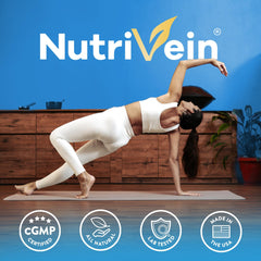 Nutrivein liposomal glutathione bottle on a clean backdrop for vitality support