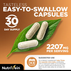Nutrivein Magtein bottle with water for a simple daily routine
