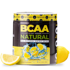 Nutrology BCAA Natural lemonade bottle, ideal after workouts for recovery support.
