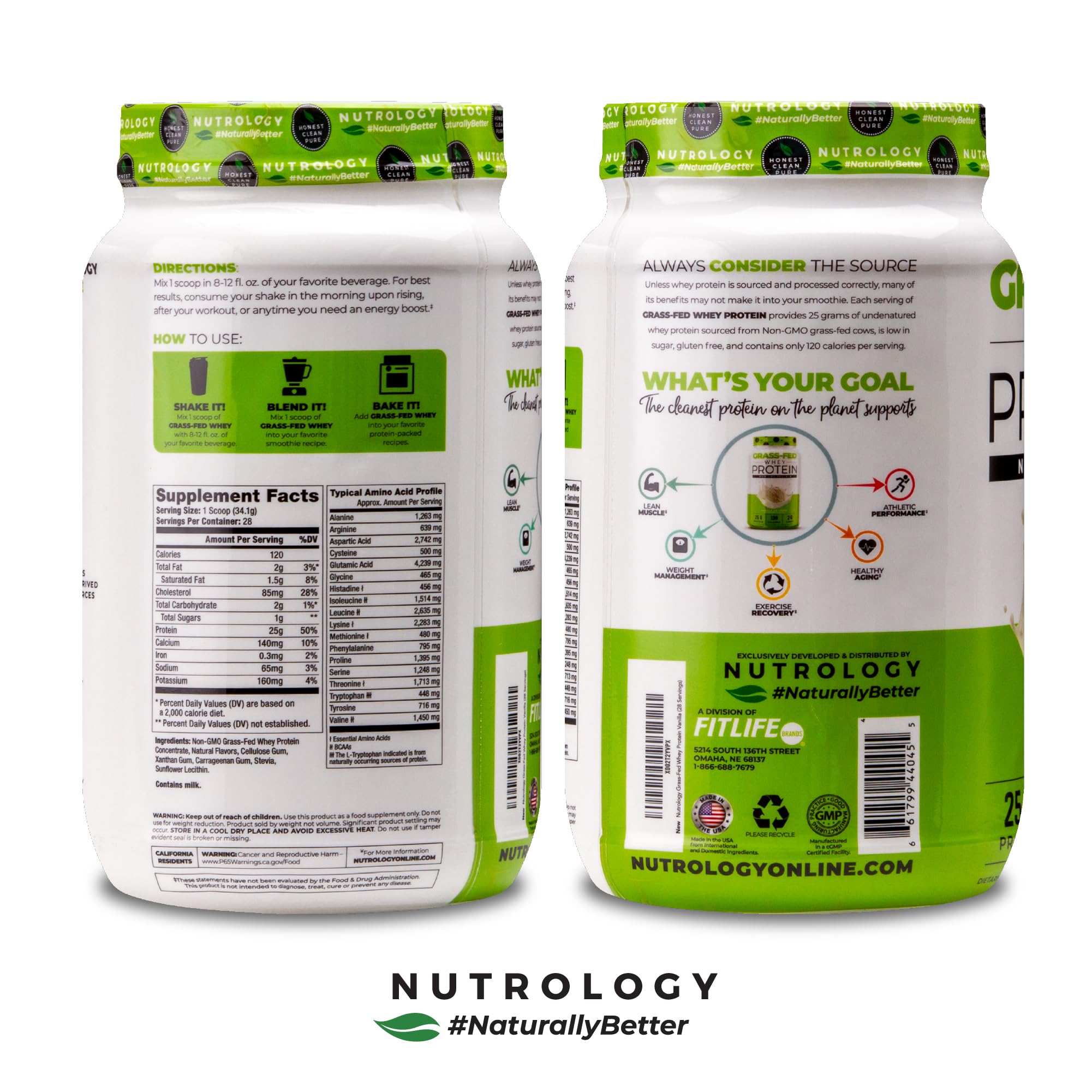 Nutrology Cold-Processing Whey close-up preserving amino acids and nutrients