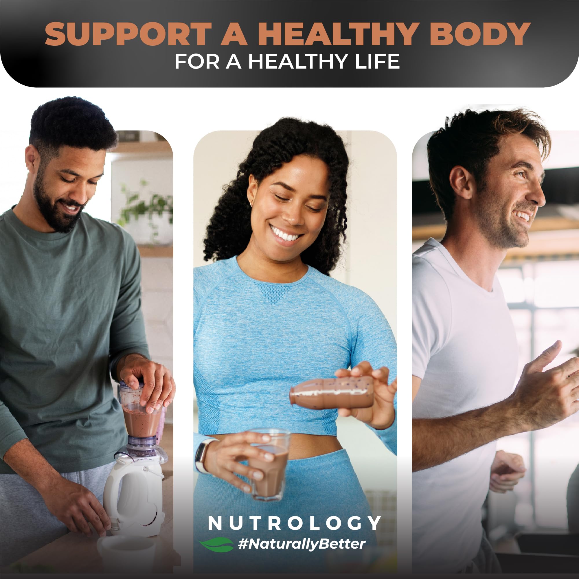 Nutrology Tripact athlete lifestyle photo conveys fueling for training and recovery.