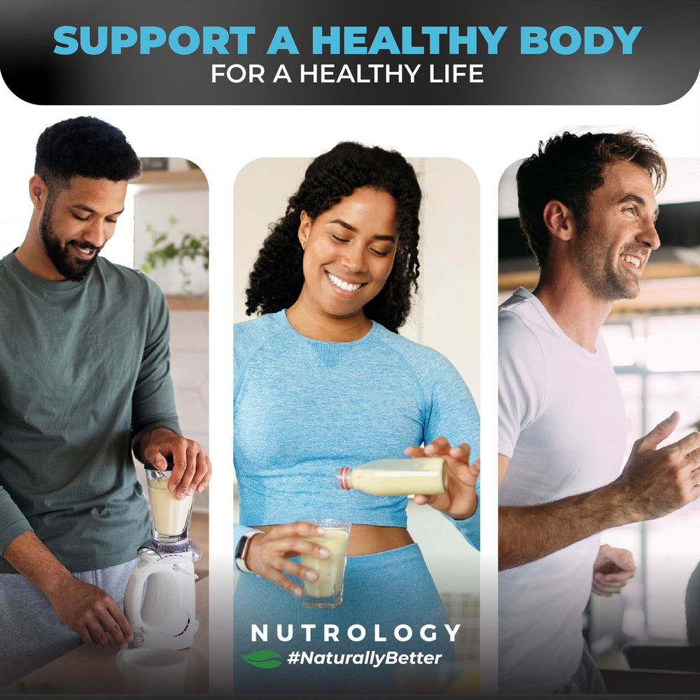 Nutrology Tripact nutrition facts panel close-up highlighting probiotics and enzymes.