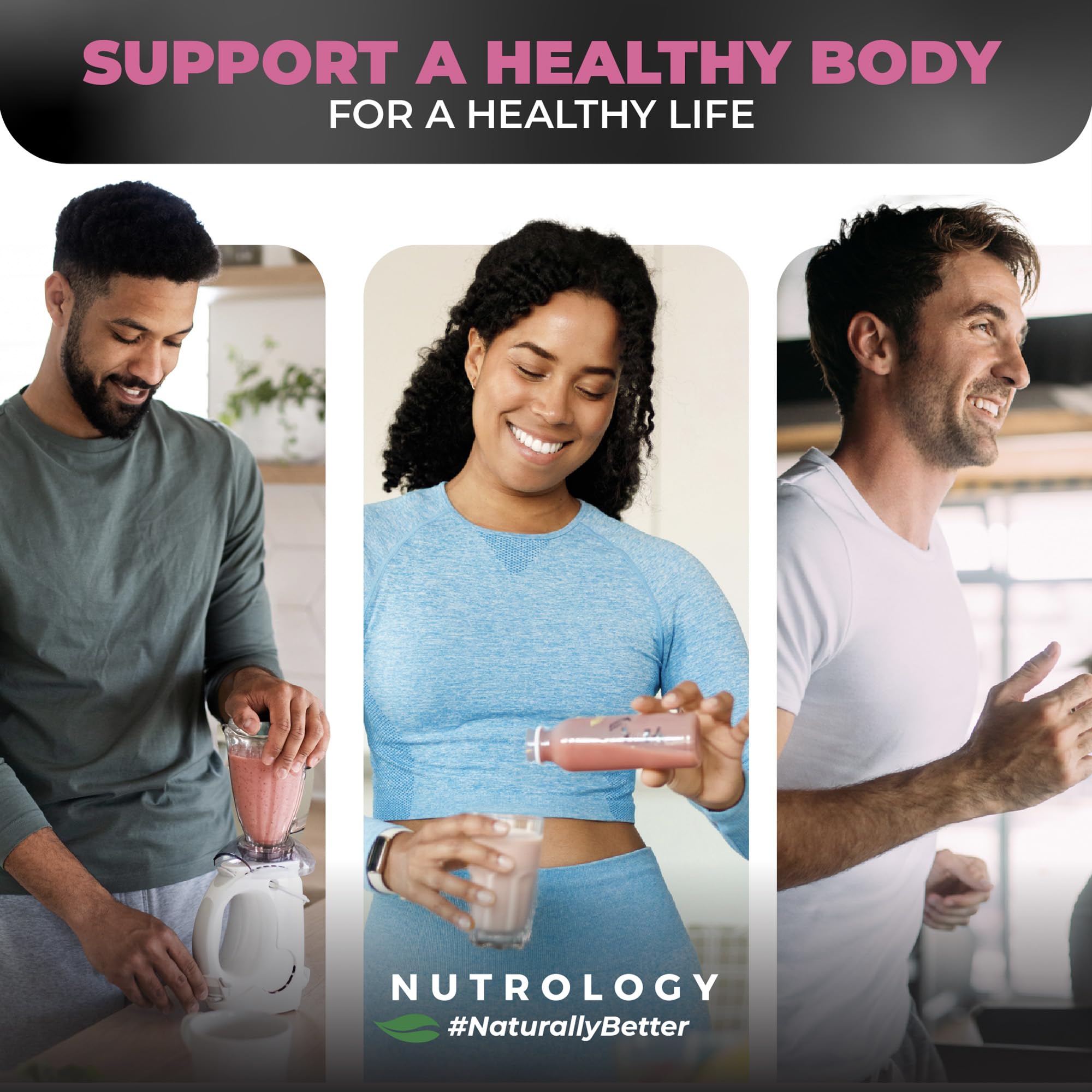 Nutrology TRIPACT recovery shake after workout supports convenience