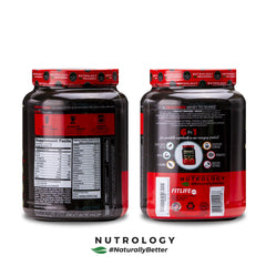 Scoop of Nutrology Tripact powder ready to mix for easy preparation