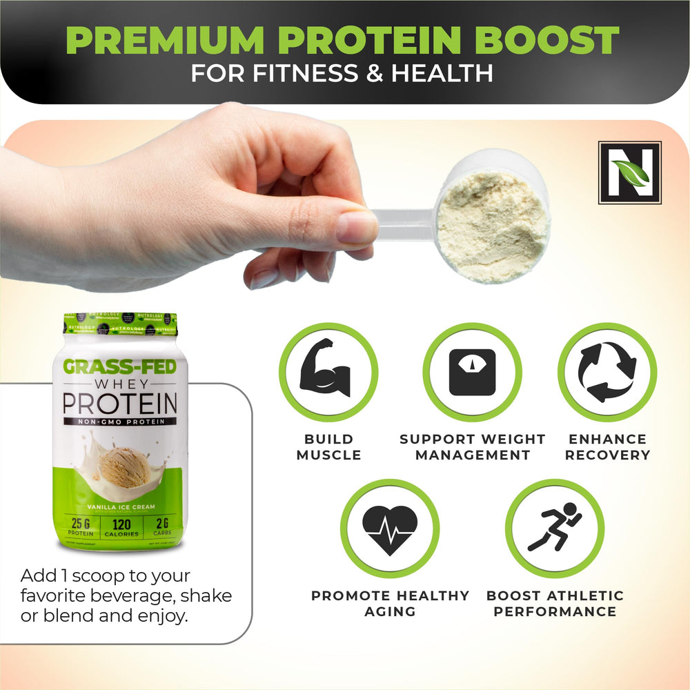 Nutrology Whey powder ready for baking or blending recipes