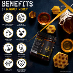 NutroTonic Shilajit Gummies nano-filtration badge suggesting purity.