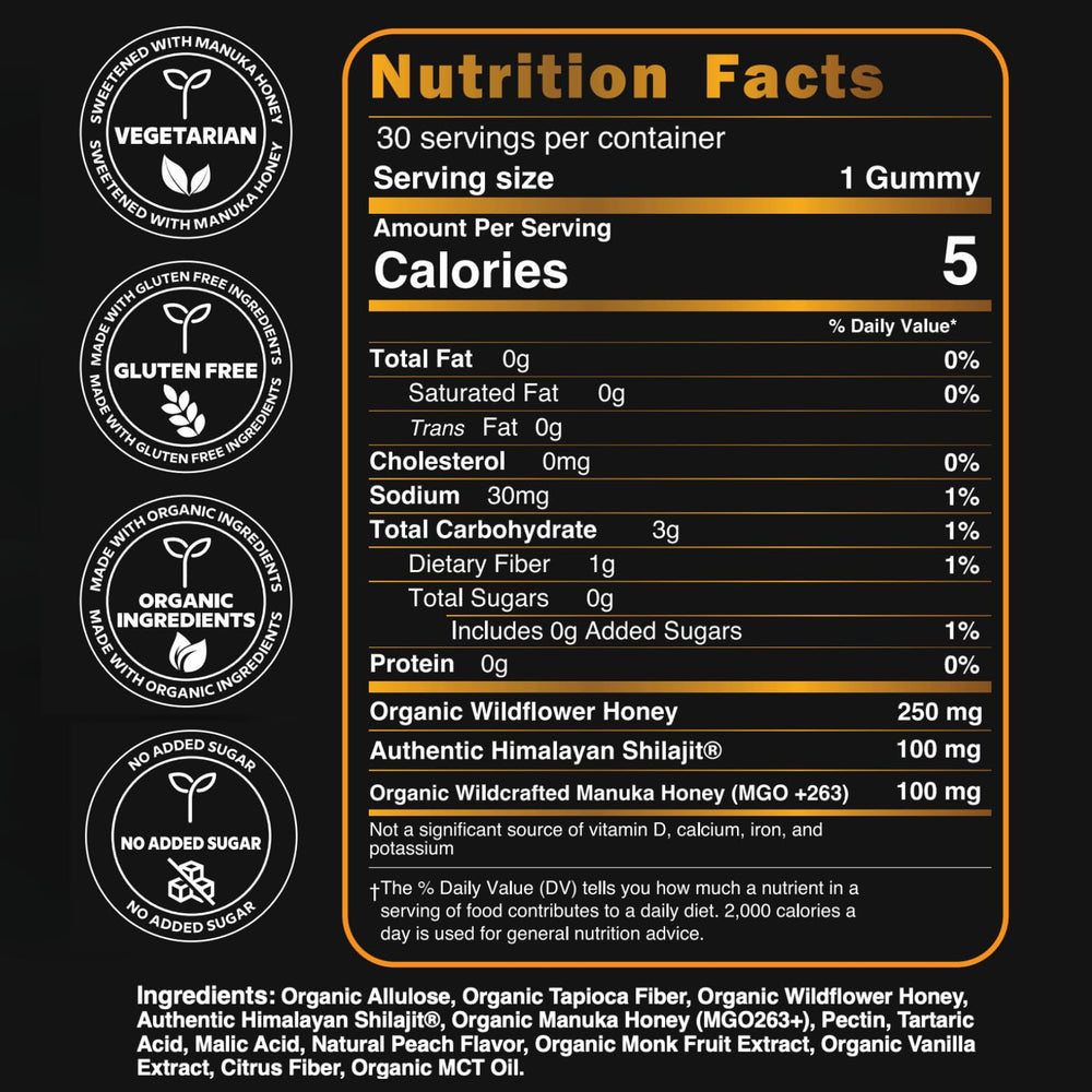 NutroTonic gummies close-up reveals chewy texture for easy daily use.