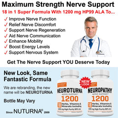Nuturna ingredients graphic highlights eighteen premium components.