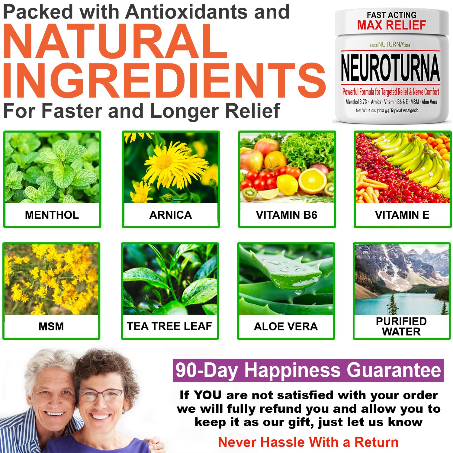 Nuturna Neuropathy Cream aloe vera texture for skin nourishment during massage