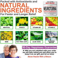 Nuturna Neuropathy Cream aloe vera texture for skin nourishment during massage