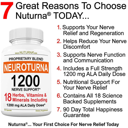 Nuturna Neuroturna capsules easy to swallow for regular use