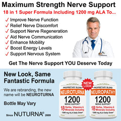 Nuturna Neuroturna pharmacist-formulated blend shown on bottle
