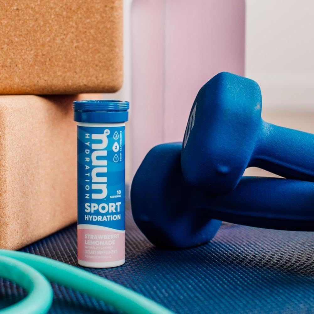 Nuun Active Strawberry Lemonade group fizz, a sharing refreshment option.