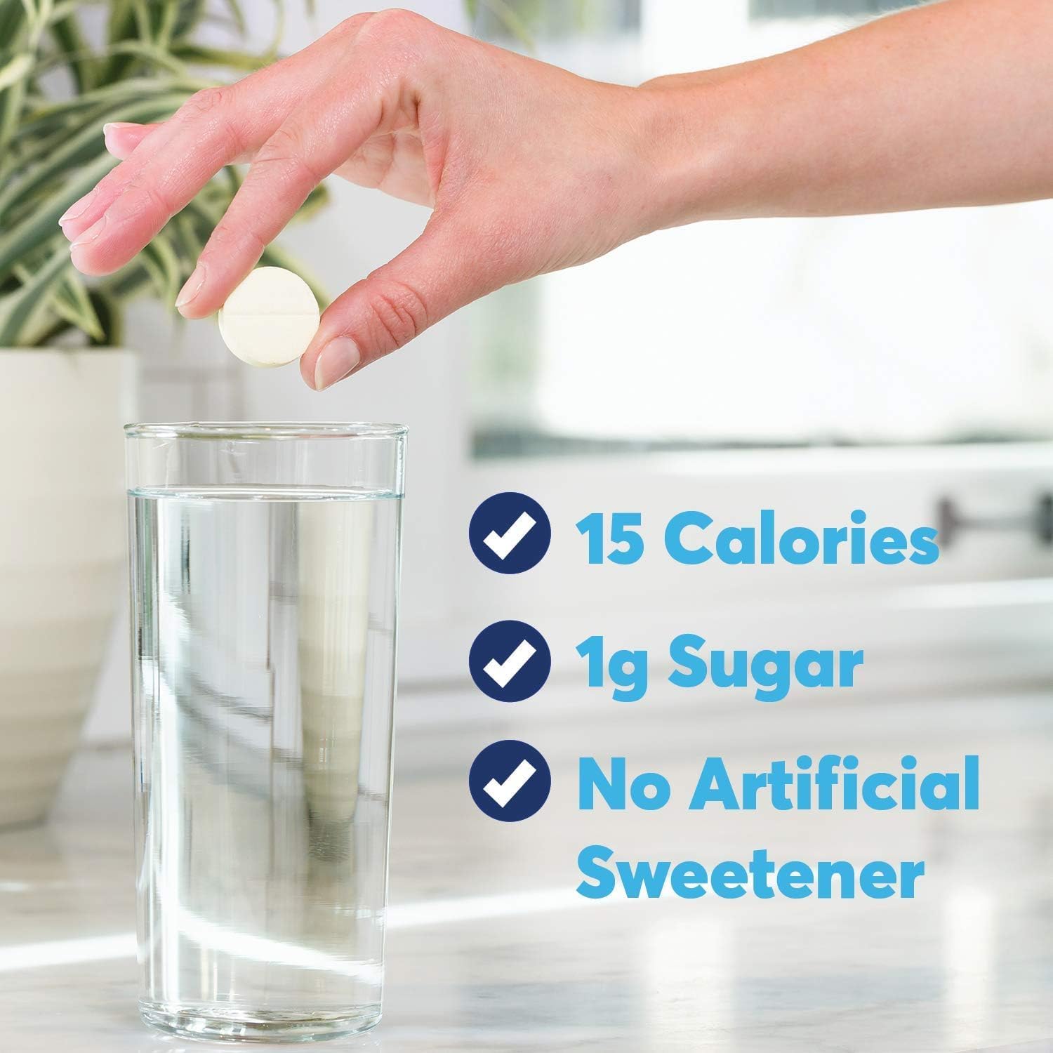 Nuun Active Strawberry Lemonade dissolving tablet for quick hydration.