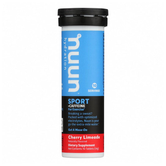 Nuun Energy Cherry Limeade bottle for on-the-go hydration and flavor