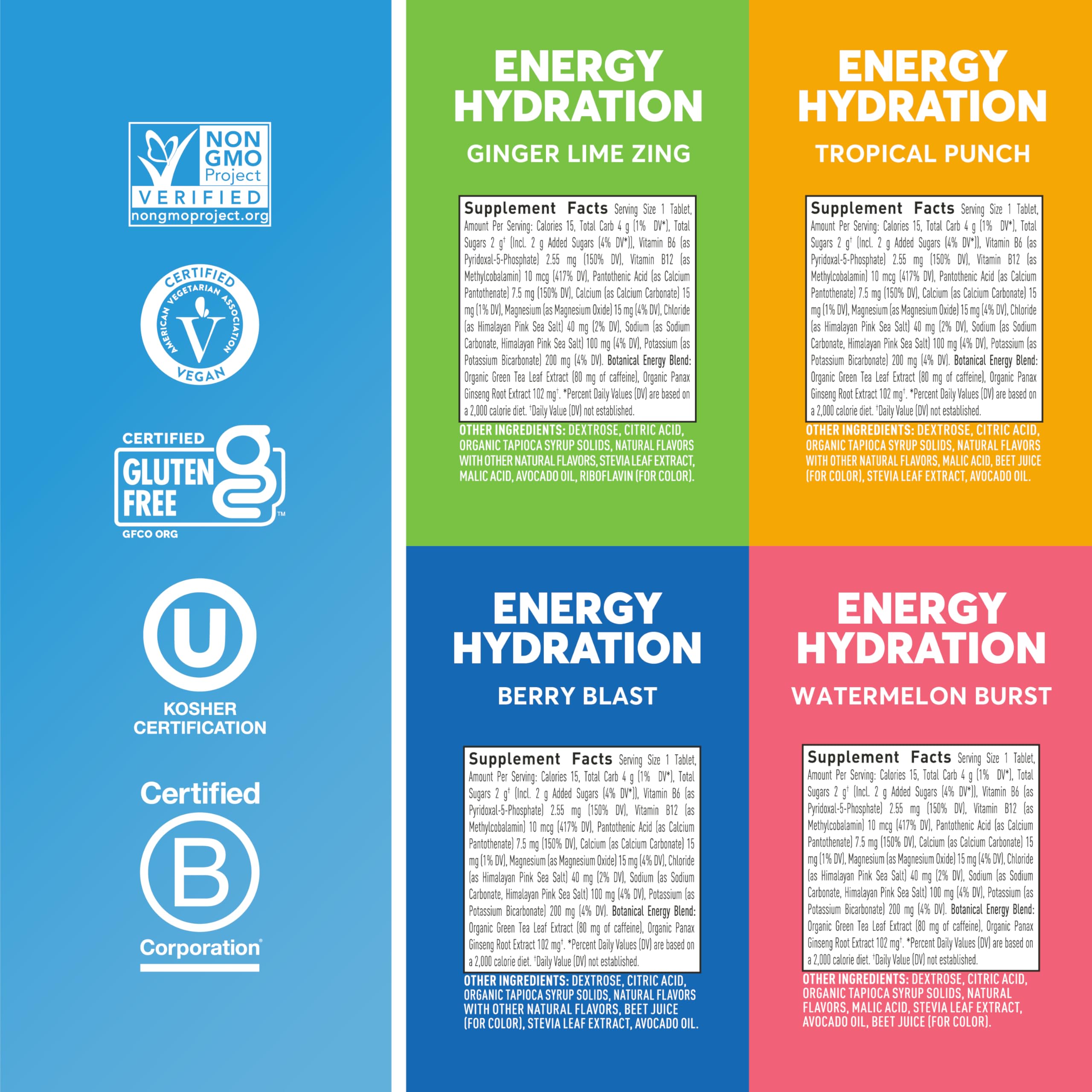 Nuun Energy Watermelon Burst tube showcases enjoyable flavor with electrolytes for endurance.