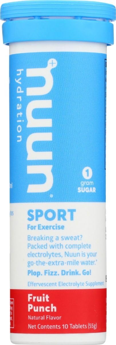 Nuun Hydration Active Fruit Punch tablet tube for on-the-go electrolyte balance