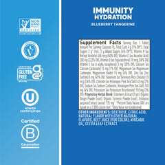 Nuun Immunity tablet close-up highlighting color and texture.