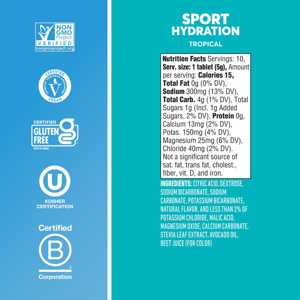 Nuun Sport user drinking after a workout for replenished electrolytes.