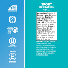 Nuun Sport user drinking after a workout for replenished electrolytes.
