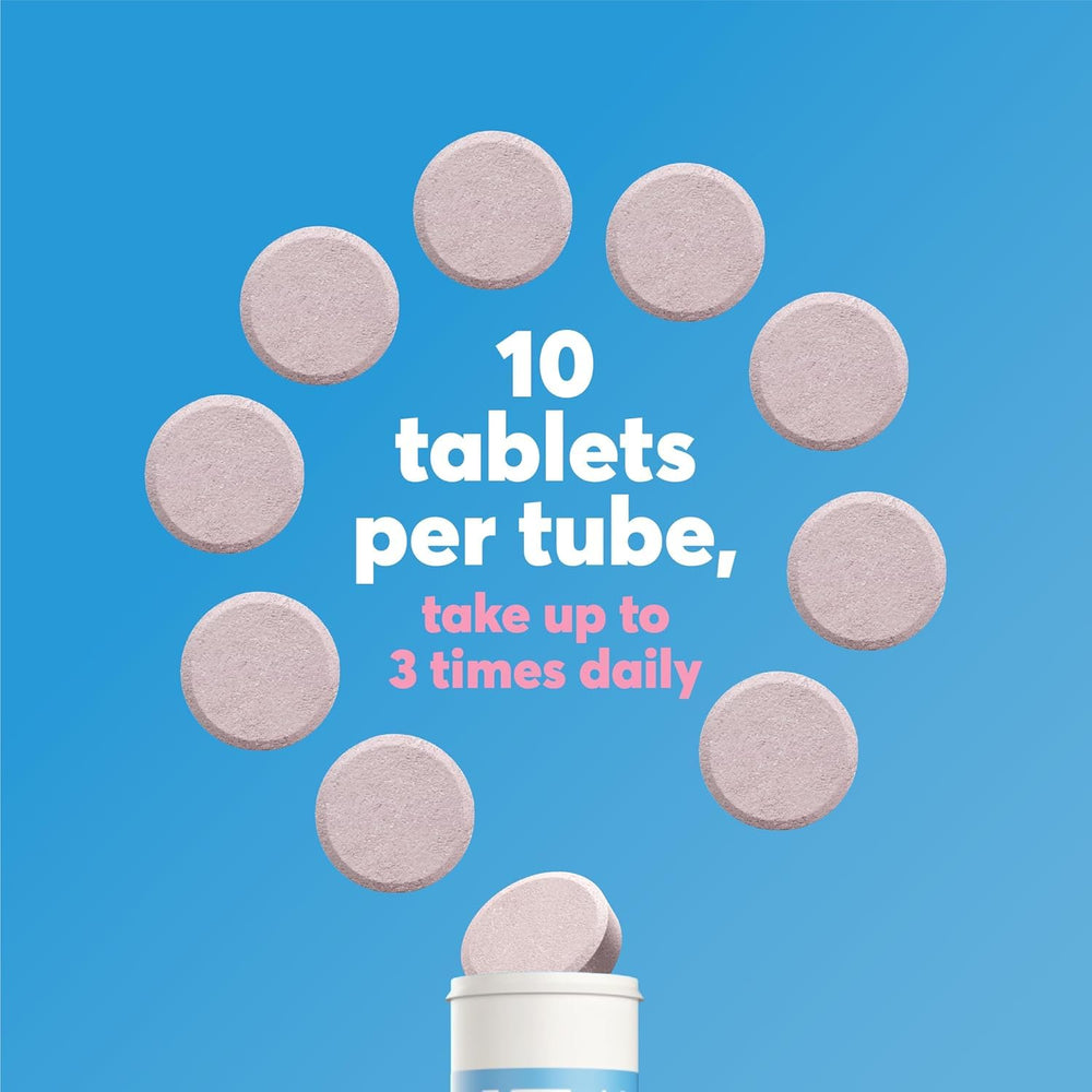 Nuun Sport dissolving tablet in a glass of water illustrating fast mix