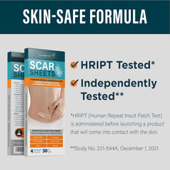 NUVADERMIS bundle packaging highlights complete scar care system for old and new scars