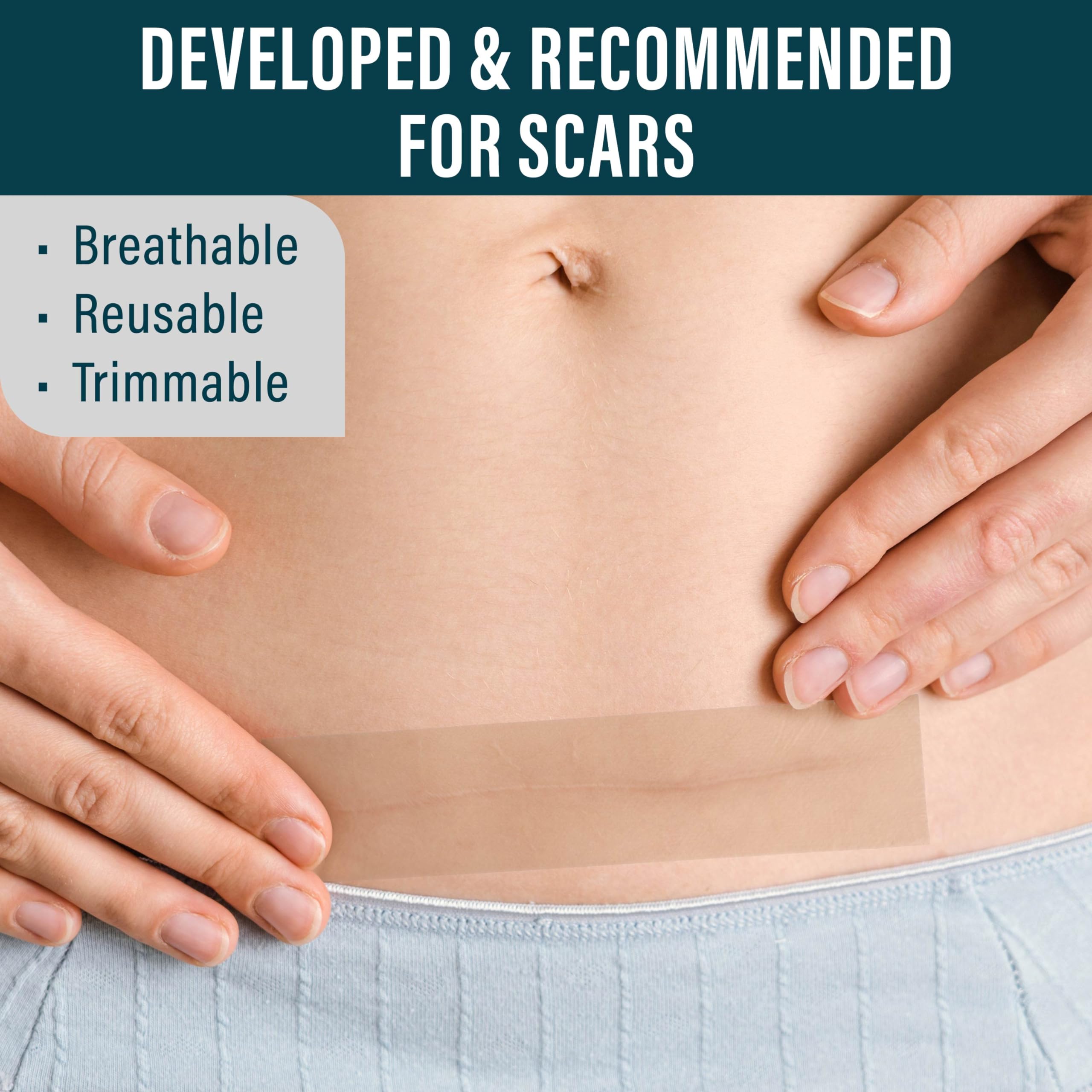 NUVADERMIS medical-grade silicone patch designed for comfort and wear