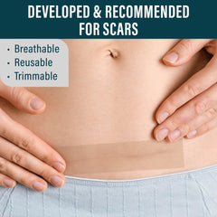 NUVADERMIS medical-grade silicone patch designed for comfort and wear