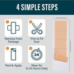 NUVADERMIS reusable silicone scar tape highlights 7-day life cycle for ongoing scar care
