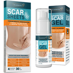 NUVADERMIS silicone scar tape long strip adapts to contours for scar management
