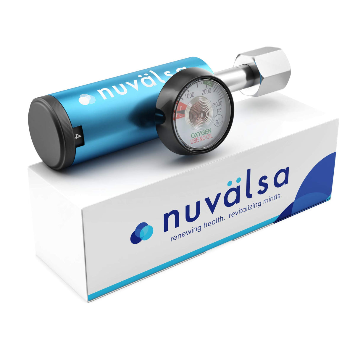 Nuvälsa ozone regulator connection shows easy setup and safe flow for ozone systems.