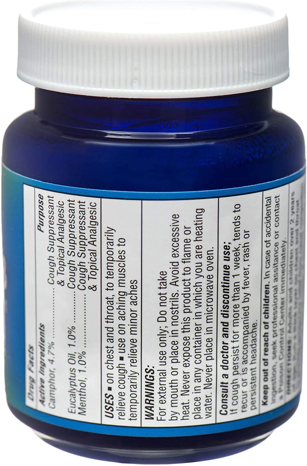 NuValu chest rub cooling application for soothing relief
