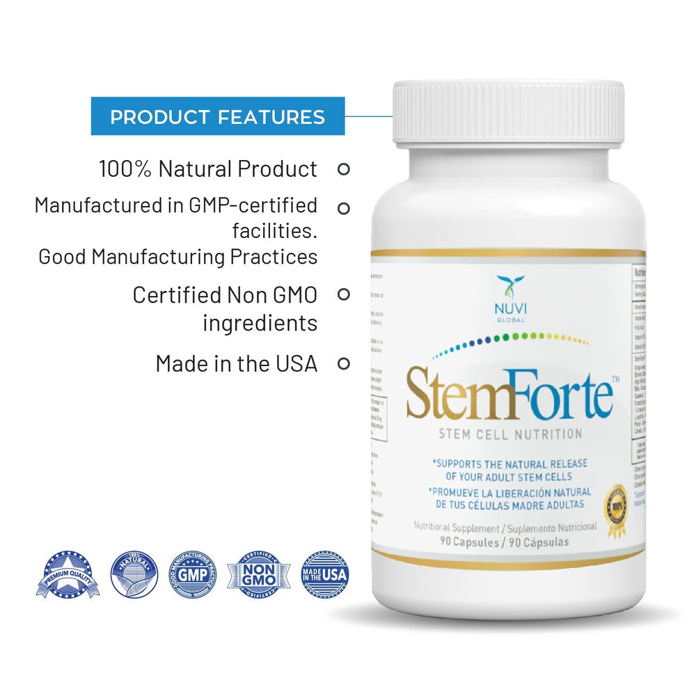 NuVi Global StemForte L-Carnosine ingredient close-up for cellular health