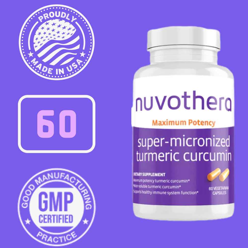 Nuvothera capsules poured into hand showcasing portability and daily use.