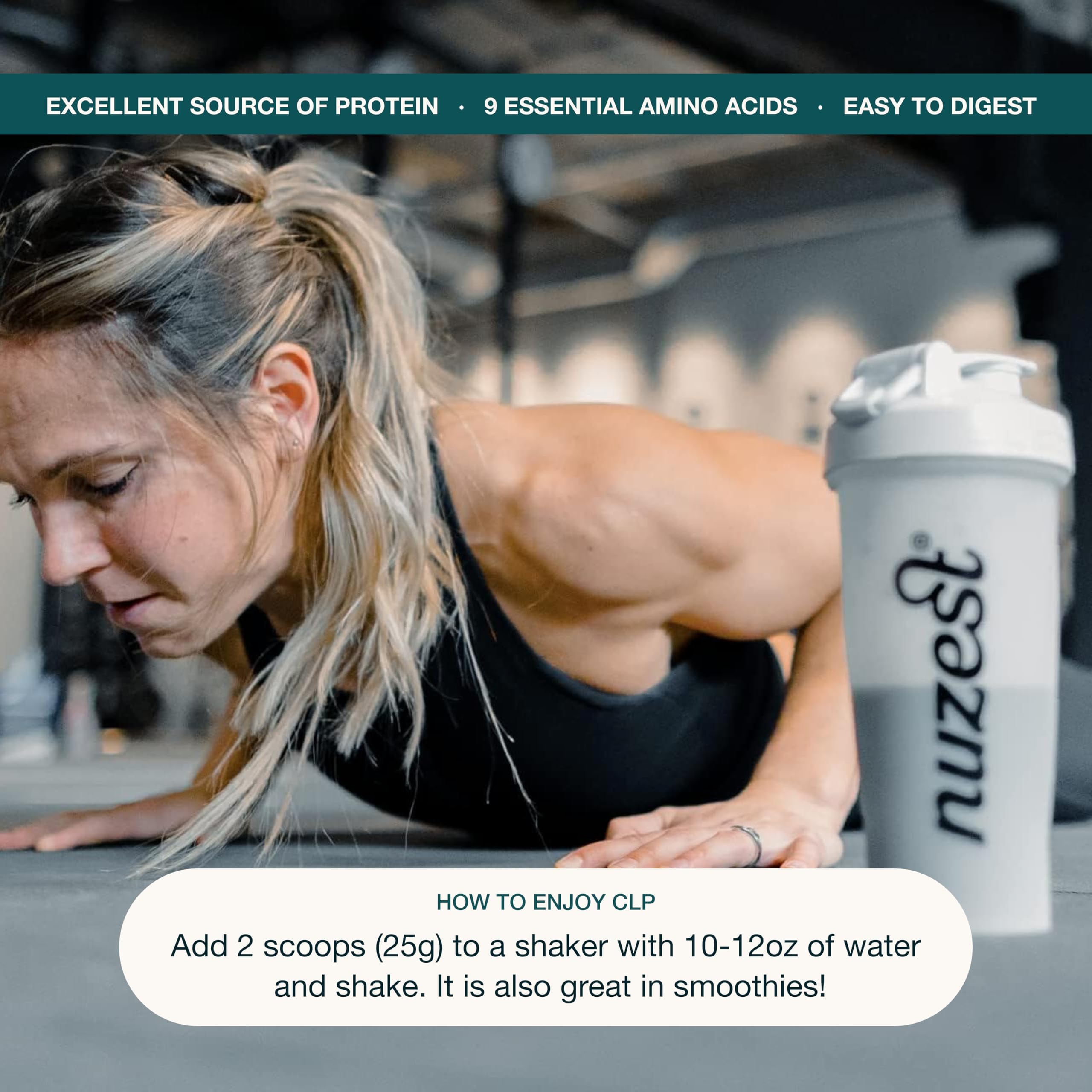 Nuzest label notes allergen-free and keto-friendly features.
