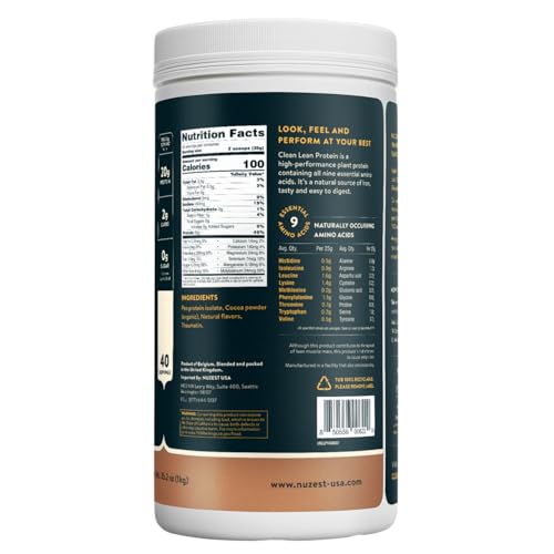 Nuzest shake-ready powder being poured for a smooth post-workout drink.