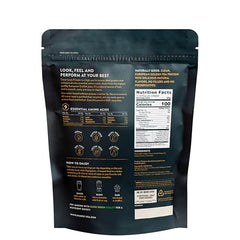 Nuzest tub label close-up highlighting dairy-free and gluten-free attributes