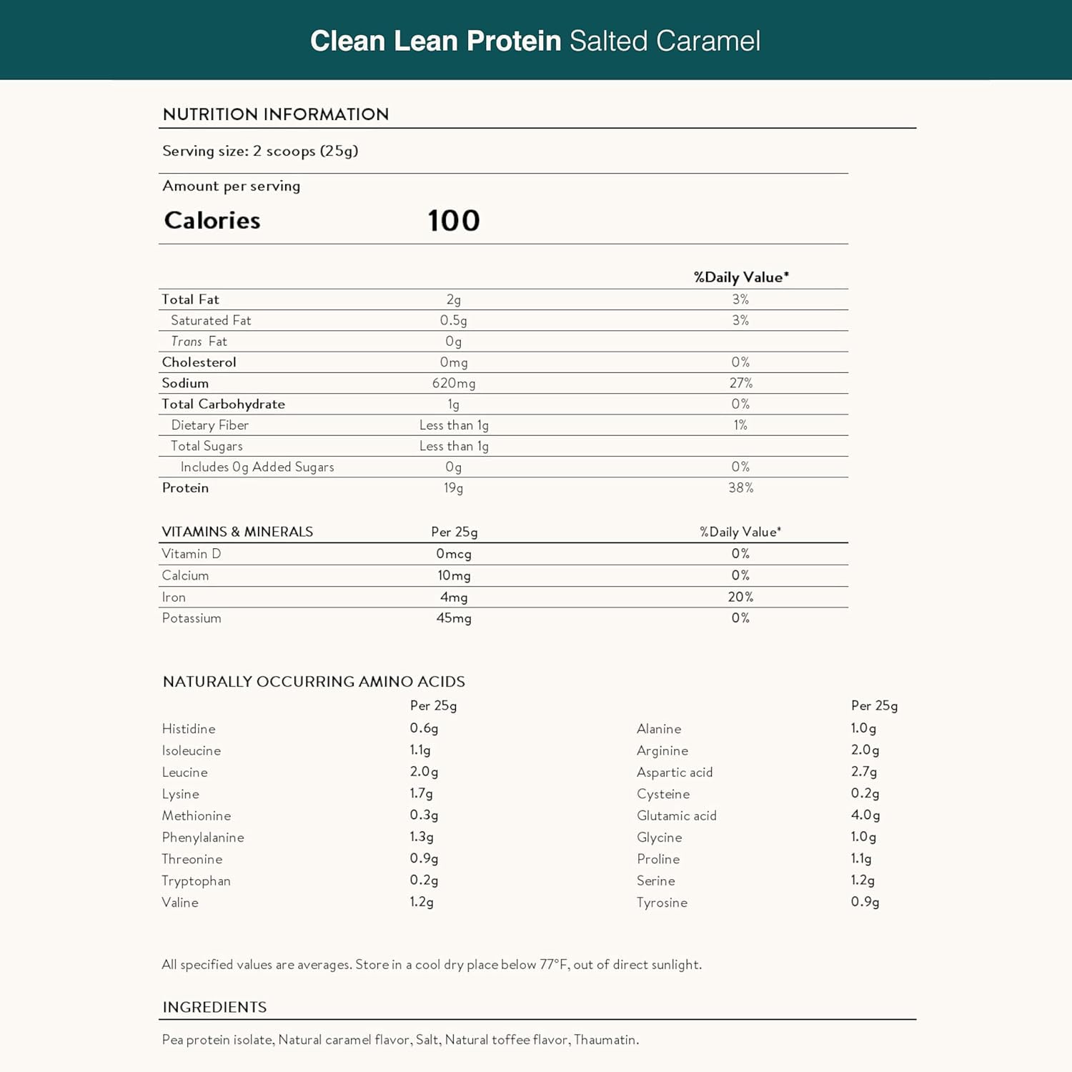 Nuzest tub with spoon showing serving idea