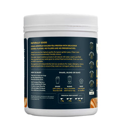 Nuzest scoop pouring powder demonstrating easy mixing