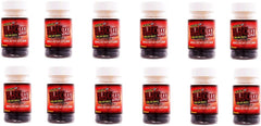 NVE Black Jax Stacker 2 case bottle image showing 12 bottles of 20-count pills for quick energy