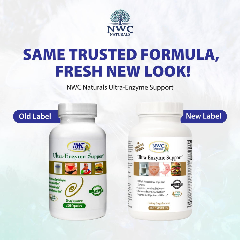 USA manufactured badge for NWC Naturals Ultra-Enzyme Support